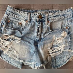 American eagle denim shorts